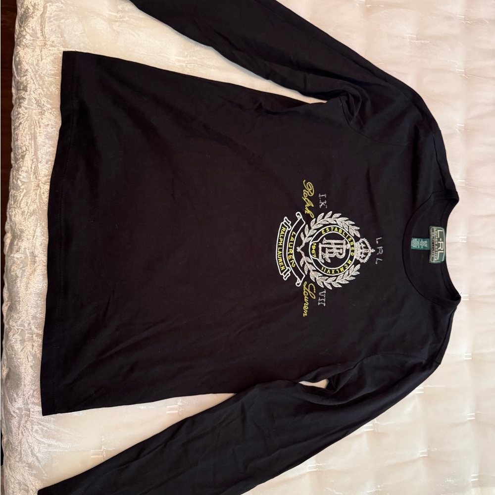 Ralph Lauren Black Emblem Tee - Picture 2 of 3